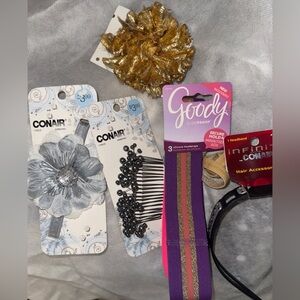 New Lot of Hair Accessories Conair Goody Ban-Do Hair Clips Headbands
